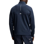 J.Lindeberg Maclean Zip Golf Midlayer - JL Navy