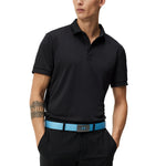 J.Lindeberg Tour Tech Reg Fit Golf Polo Shirt - Black