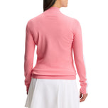 J.Lindeberg Damen Adia gestrickter Golfpullover – Flamingo Plume