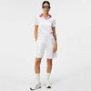 J.Lindeberg Women's Baily Seamless Golf Polo Shirt - White