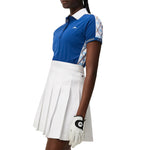 J.Lindeberg Women's Damai Golf Polo Shirt - Estate Blue