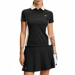 Baju Polo Demi Golf Wanita J.Lindeberg - Hitam