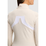 J.Lindeberg 여성용 Janice 풀집 골프 미드레이어 - Moonbeam