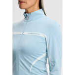 J.Lindeberg 여성용 Janice 풀집 골프 미드레이어 - 스카이라이트 멜란지