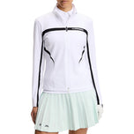 J.Lindeberg Women's Janice Full Zip Golf Mid-Layer - Puti