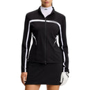 J.Lindeberg Janice Zip Penuh Golf Mid-Layer Wanita - Hitam