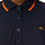 J.Lindeberg Women's Lily Golf Polo Shirt - Navy Melange