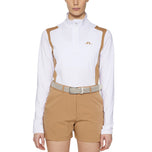 J.Lindeberg Women's Mae Quarter Zip Golf Mid-Layer - White