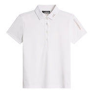 J.Lindeberg Women's Tour Tech LTD Golf Polo Shirt - White