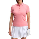 J.Lindeberg Women's Tour Tech Golf Polo Shirt - Flamingo Plume
