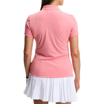 J.Lindeberg Women's Tour Tech Golf Polo Shirt - Flamingo Plume