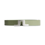J.Lindeberg Bridger Balat ng Belt - Green Green