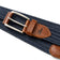 Johnnie-O Farley Waxed Cotton Stretch Belt - Khaki
