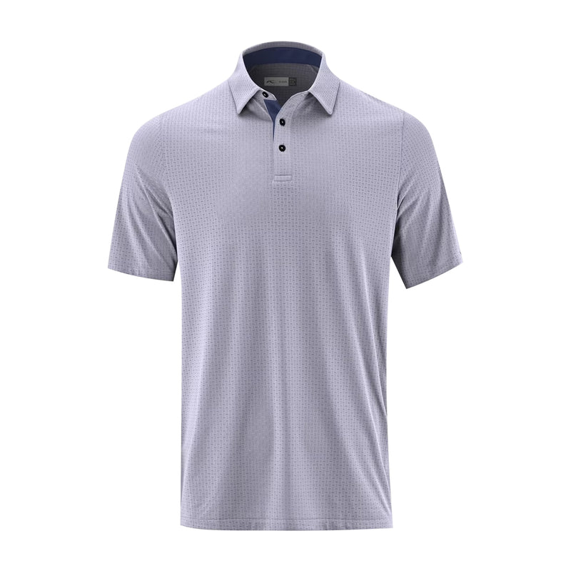 KJUS Savin Structure Golf Polo Shirt - Alloy