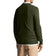 Lyle & Scott Tonal Eagle Merino Blend V Neck Knit - Cactus Green
