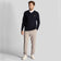 Lyle & Scott Golf Merino Blend v Neck Pullover - Navy