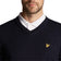 Lyle & Scott Golf Merino Blend v Neck Pullover - Navy