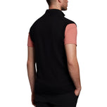 Lyle & Scott Tonal Eagle Knited Vest - Jet Black