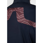 J.Lindeberg KV Print Golf Polo - JL Navy