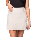 Persembahan Wanita Golftini 17.5 "Pleat Golf Skort - Cafe