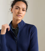 Peter Millar 女款 Lumi-Knit 高性能全拉鍊 - 淺白色