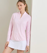 Peter Millar 여성용 Shadebreak Playful Petals 경량 선셔츠 - 펄 핑크