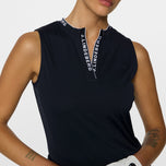 J. Lindeberg Women's Leya ärmelloses Golfhemd - JL Navy