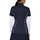 J.Lindeberg Women's Leyla Golf Polo - JL Navy