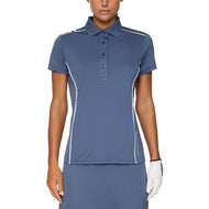 J. Lindeberg Women's Leyla Golf Polo Shirt - Vintage Indigo