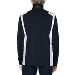 J.Lindeberg Lukas Quarter Zip Golf Mid -Layer - JL Navy