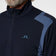 J.Lindeberg Lukas Quarter Zip Golf Mid -Layer - Vintage Indigo