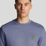 Lyle & Scott Fly Fleece Crew Leher - Storm Blue