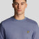Lyle & Scott Fly Fleece Crew Leher - Storm Blue