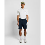Lyle & Scott Contrast Collar Golf Polo - blanc - blanc