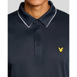 Lyle & Scott Contrast Collar Golf Polo Shirt -Dark Navy