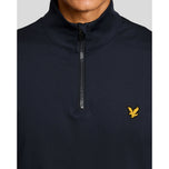 Lyle＆Scott Core Quarter Zip Golf Midlayer -Dark Navy