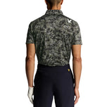 Lyle & Scott 디지털 플로럴 골프 폴로 셔츠 - 제트 블랙