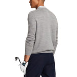 Lyle & Scott Merino Blend V -Neck Knit - Mid Gray Marl