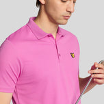 Lyle & Scott Golf Tech Polo Shirt - Contour Pink
