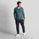 Lyle & Scott Golf Merino Blend V Neck Pullover -Iron Blue