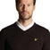 Lyle & Scott Merino Blend en V-Neck Knit - Jet Black