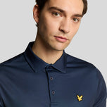 Lyle & Scott Gradient Golf Polo - Dark Navy
