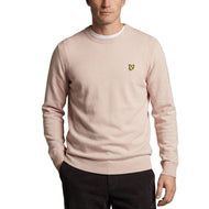 Lyle＆Scott Guernsey高尔夫船员 - 粉红色灰褐色