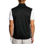 Lyle & Scott Half Zip Windjammer Golf Gilet - Jet Black