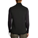 Lyle & Scott Hybrid Quilted Full Zip Golf Vest -Jet Black