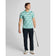 Lyle & Scott LS Monogramm gedrucktes Golfpolo -Hemd - Küste