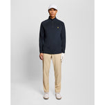 Lyle & Scott Mesh Course Course Golf Midlayer - Dark Navy