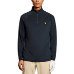 Lyle & Scott Mesh Course Course Golf Midlayer - Dark Navy