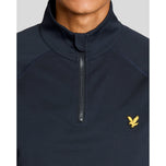 Lyle & Scott Mesh Course Course Golf Midlayer - Dark Navy
