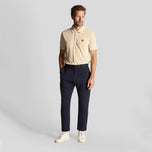 Lyle & Scott 모노그램 Jacquard Golf Polo Shirt -Sand Dune